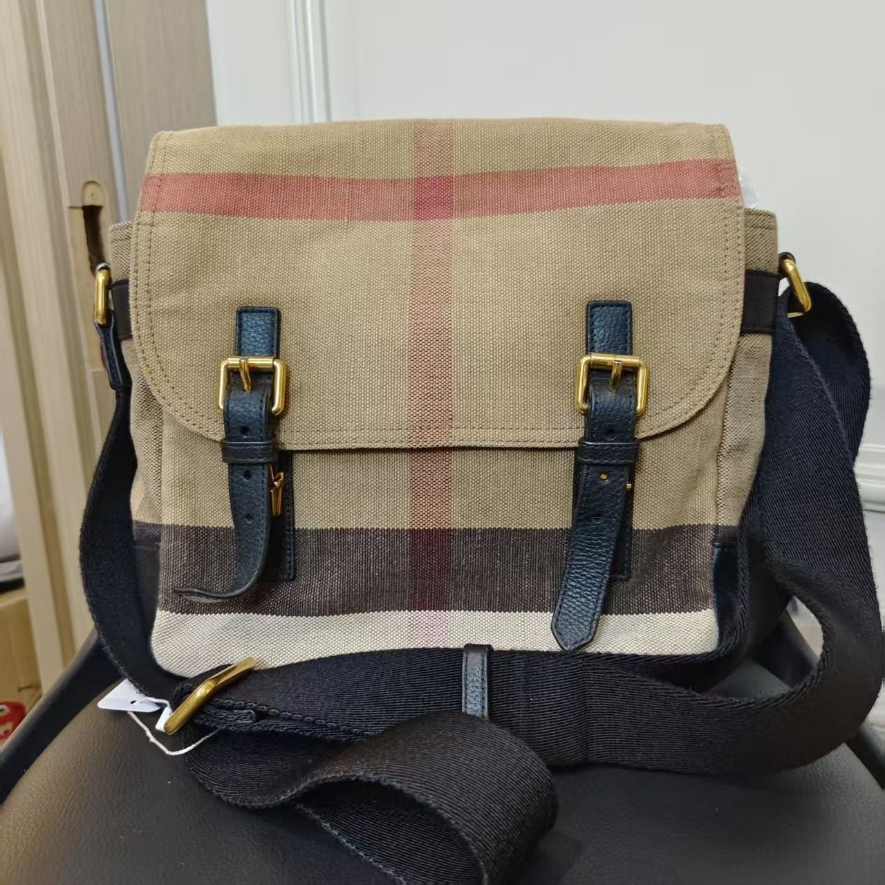 95新 BURBERRY/博柏利 乱乱子中古/单肩包/96697