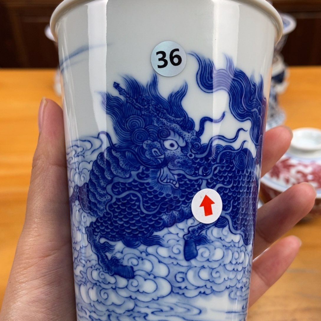 手绘现代茶具非古董
