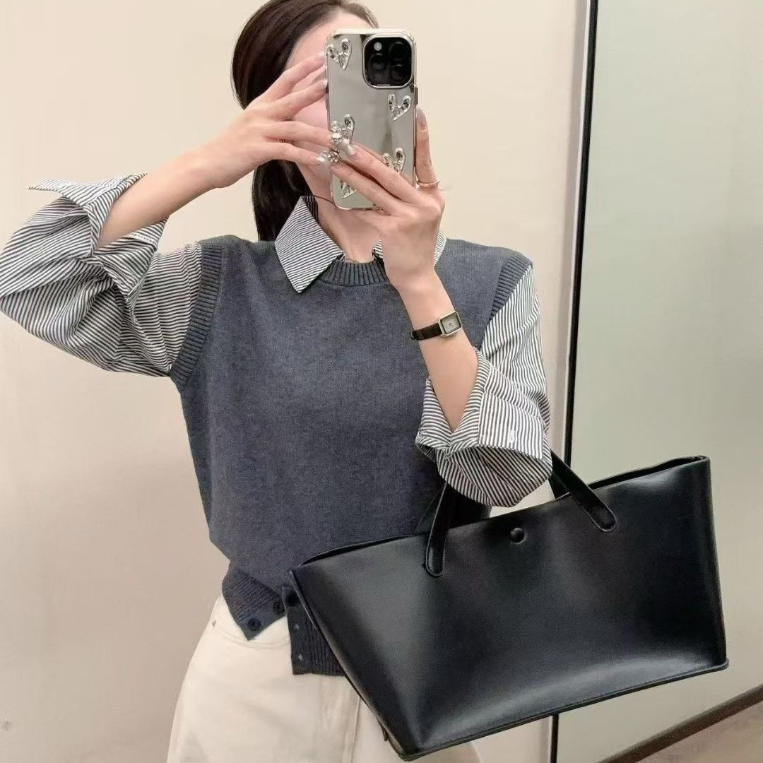 时尚拼接常规春季秋冬毛针织衫针织针织衫不褪色女装