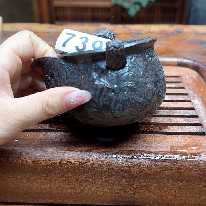 纯手工制作粗陶茶具