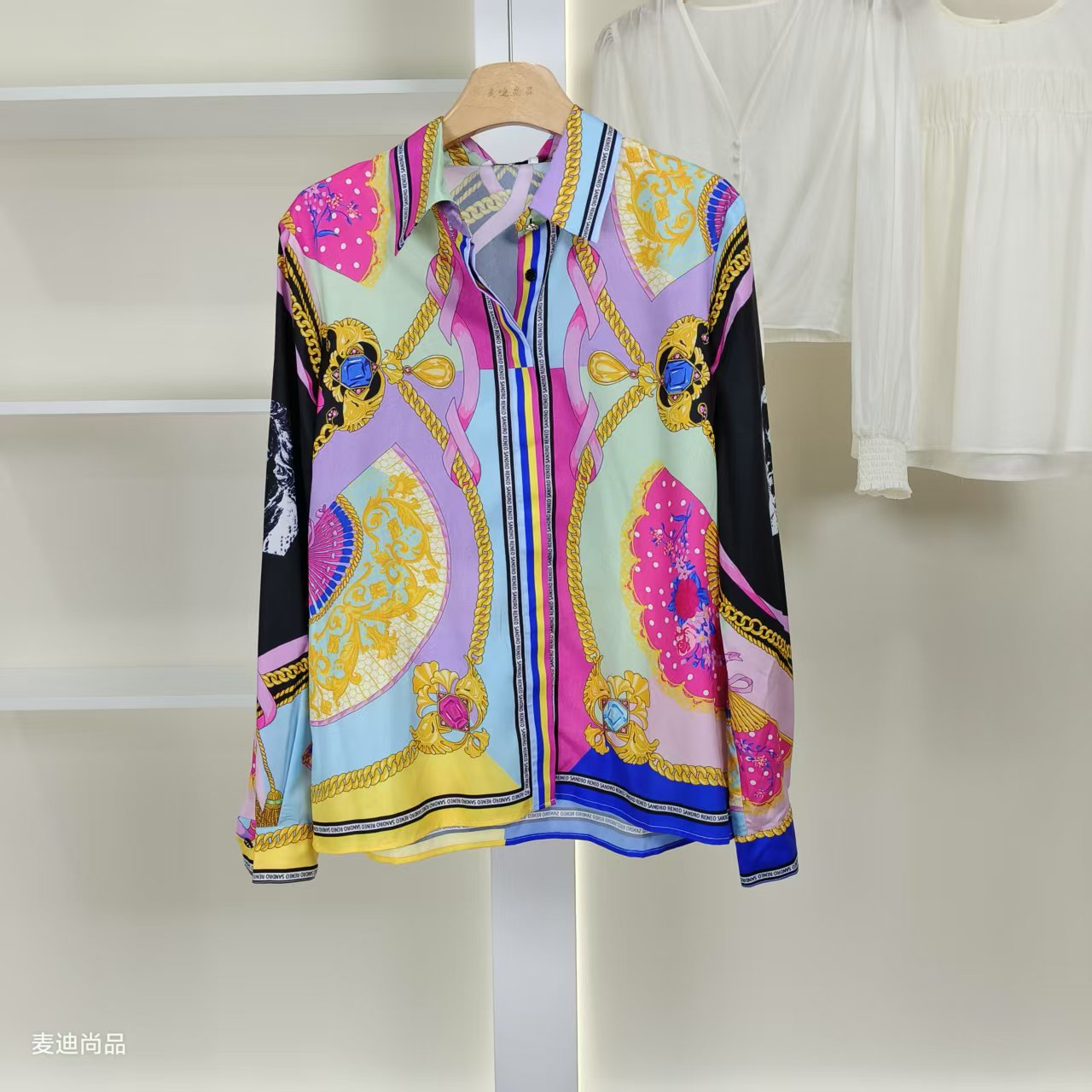 麦迪尚品 506161026 春季轻奢高级感上衣衬衫品牌撤柜女装