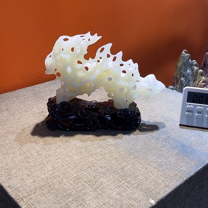 莫***叔奇石茶宠鱼缸文房摆件