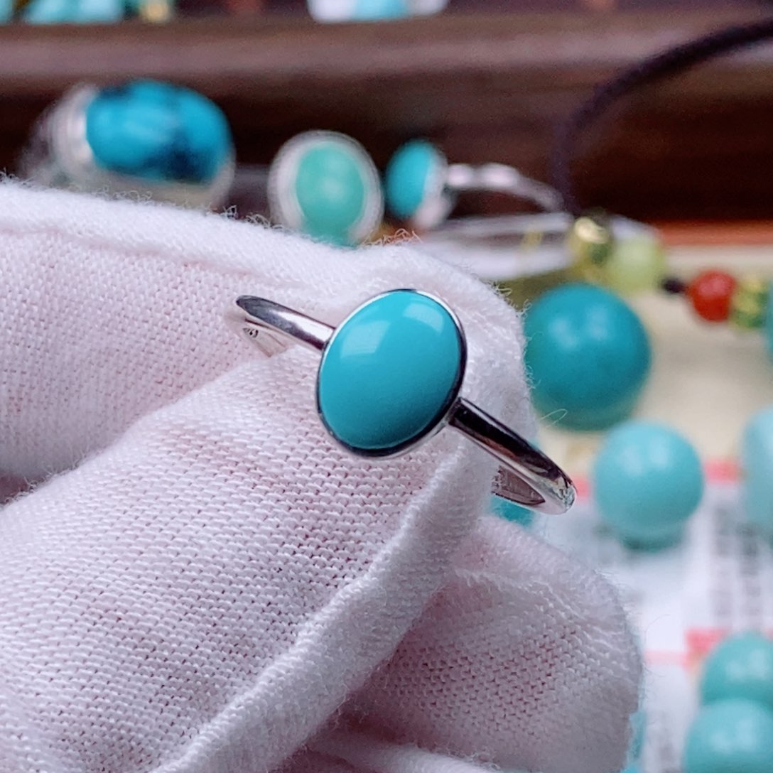 绿松石珠宝奇石未镶嵌小*帆