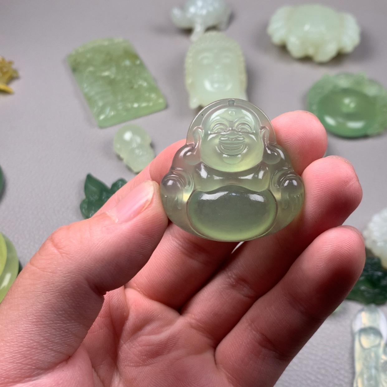 【闪购商品】蛇纹石玉未镶嵌岫玉