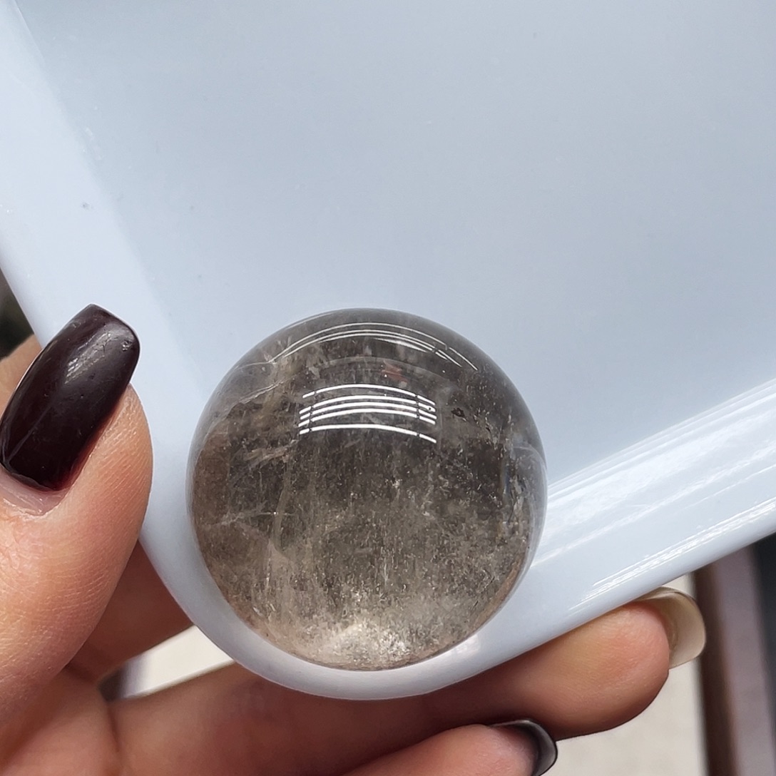 水晶珠宝半成品未镶嵌45茶水晶球33mm