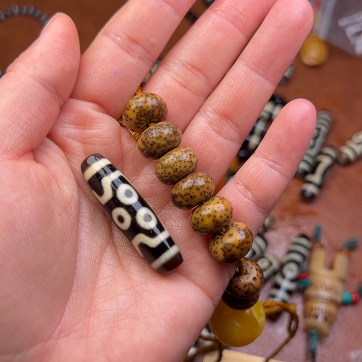 吊坠星月菩提项链