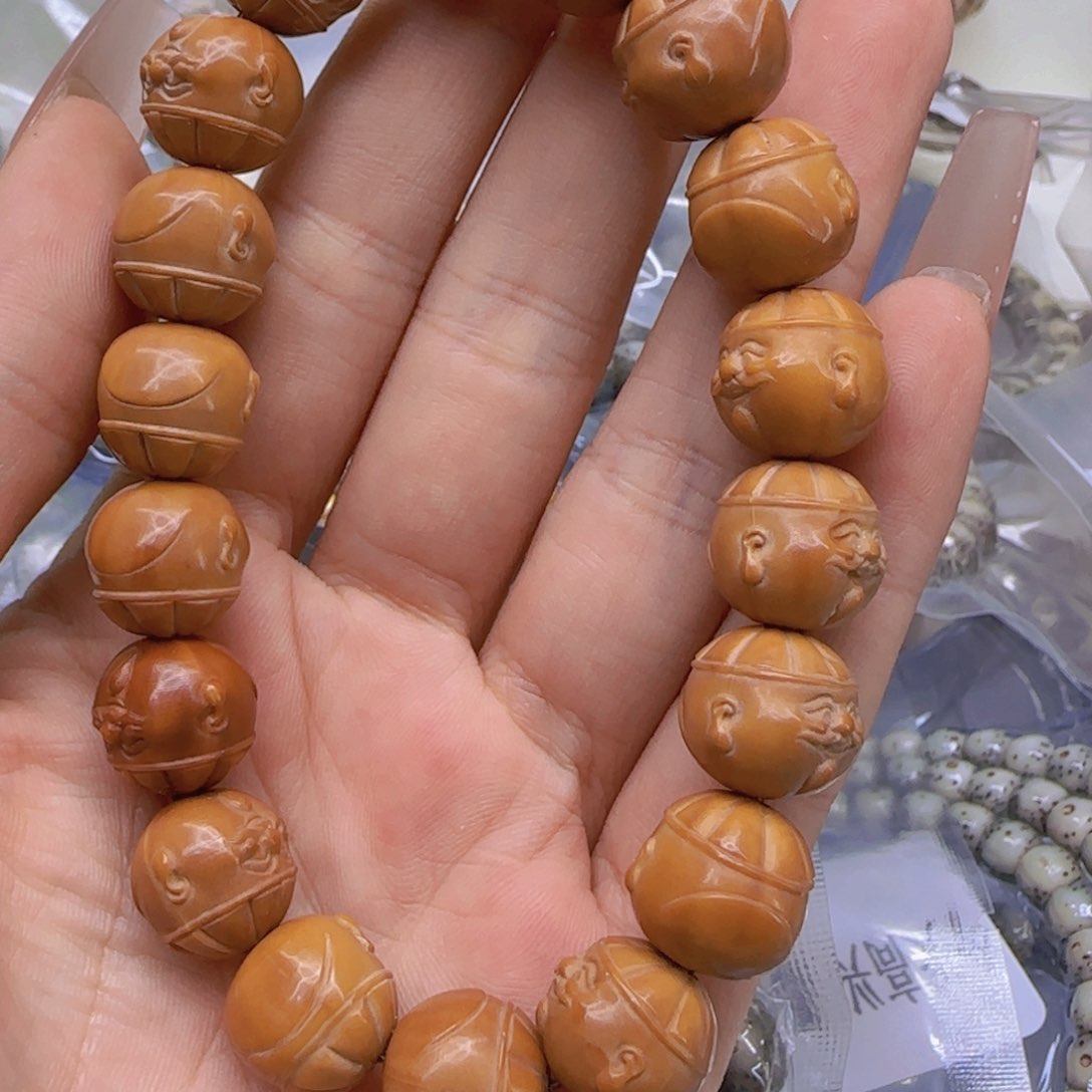 星月菩提手串82哈哈菩提1.2左右单圈