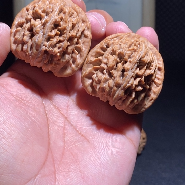 把件文玩核桃四座楼