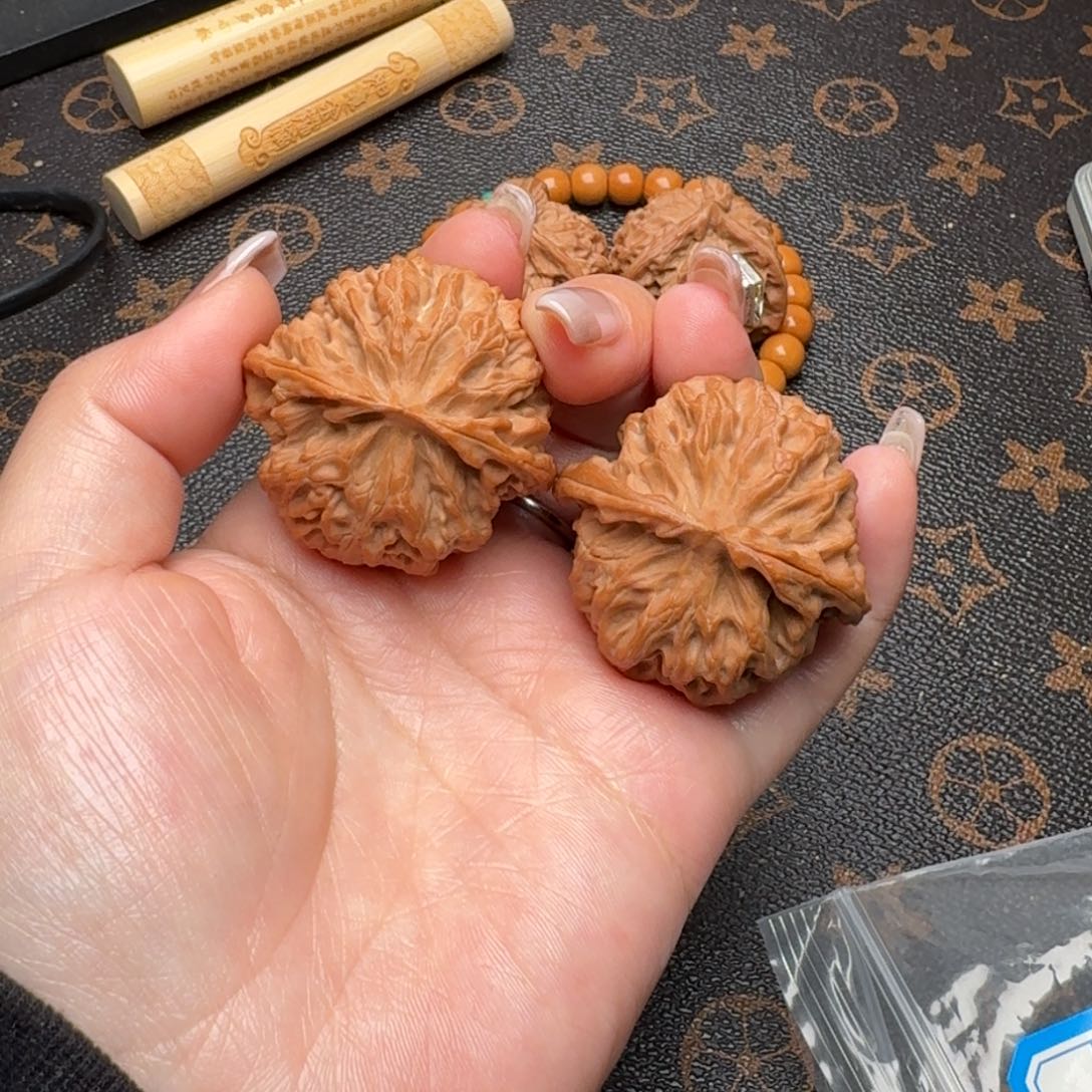 把件文玩核桃41.5苹果园G387