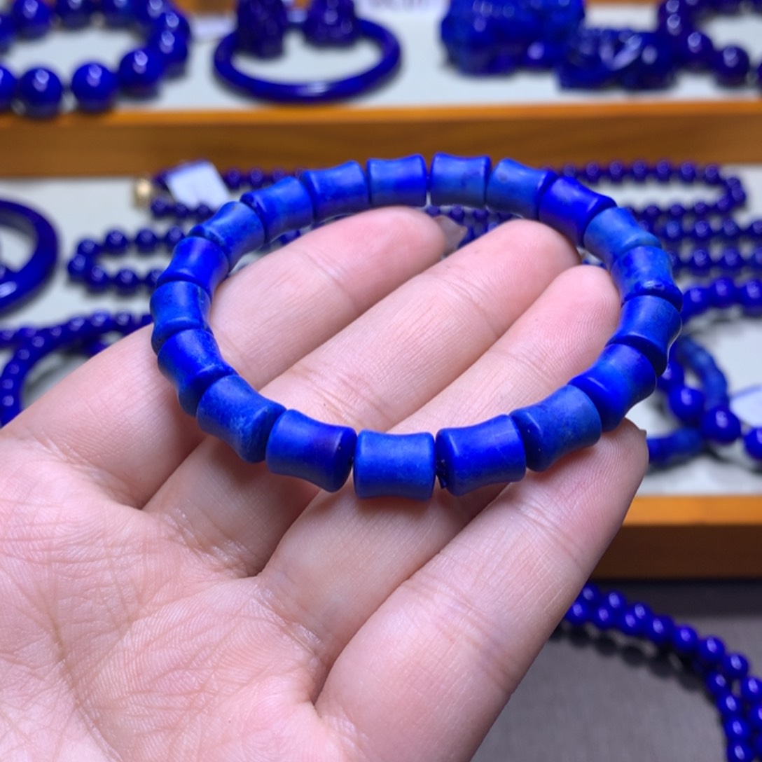 青金石手串未镶嵌_****_8m