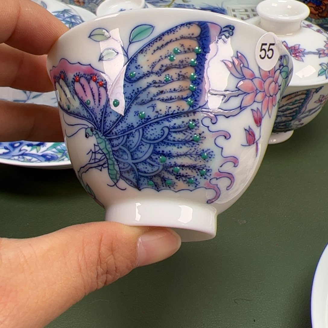 杯景德镇纯手绘茶具55