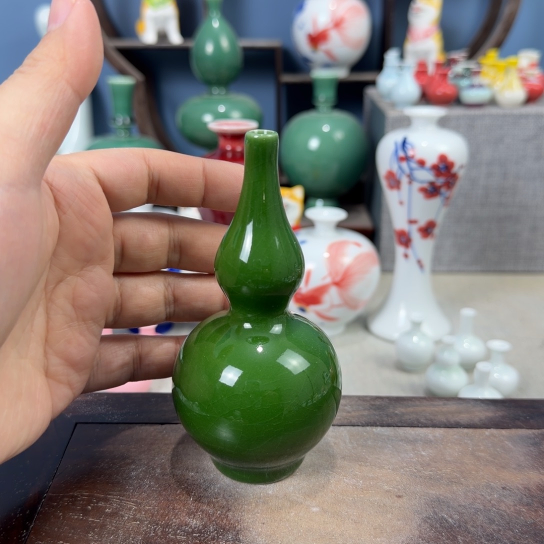 陶瓷手工小花器摆件