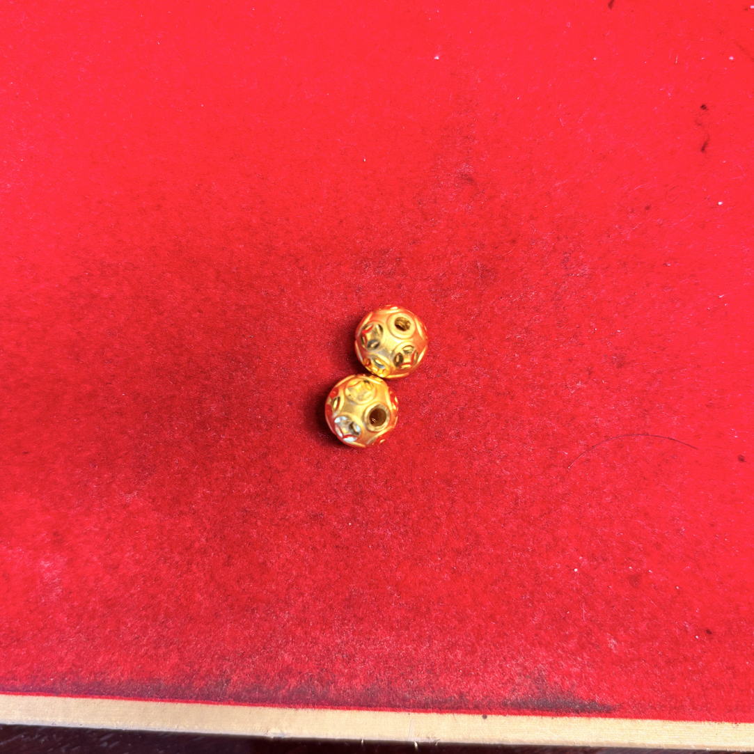 2g黄金足金999转运珠