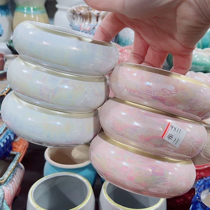 多肉陶瓷花盆满10元包邮