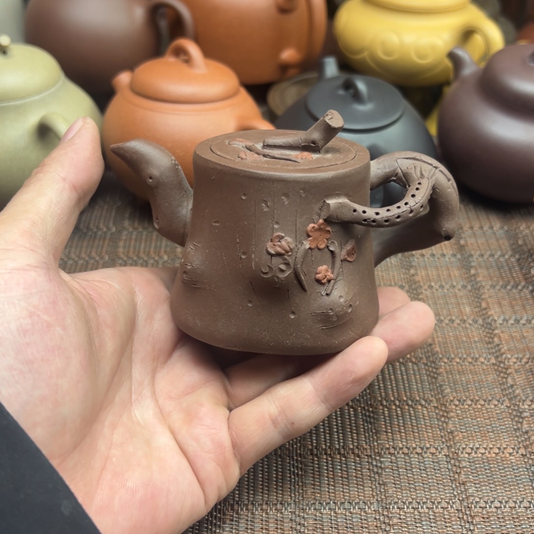 紫砂茶壶宜兴原矿紫砂壶150毫升容量