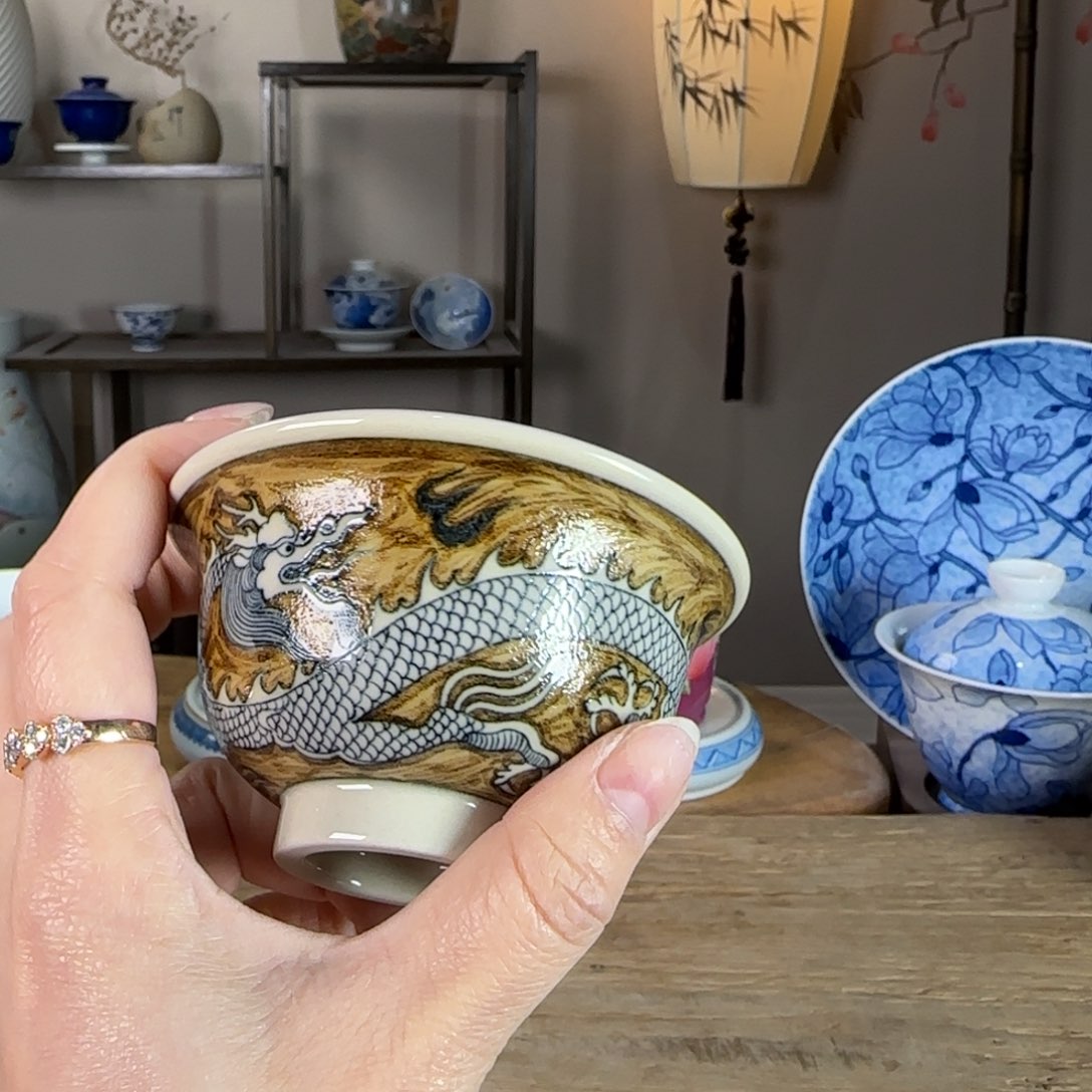 杯景德镇柴烧多人