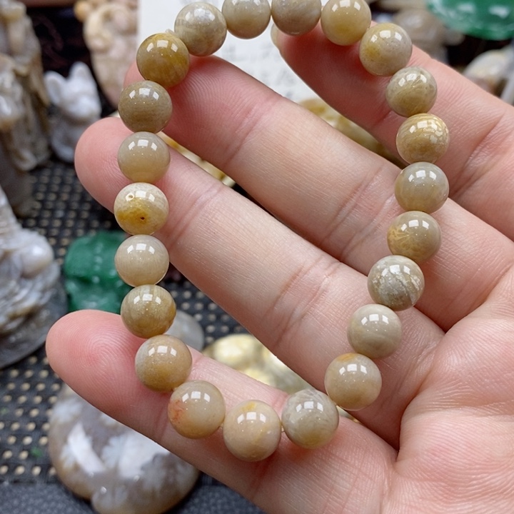 硅化珊瑚（珊瑚玉）颈饰未镶嵌