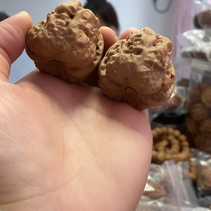 把件文玩核桃42蛤蟆头红皮