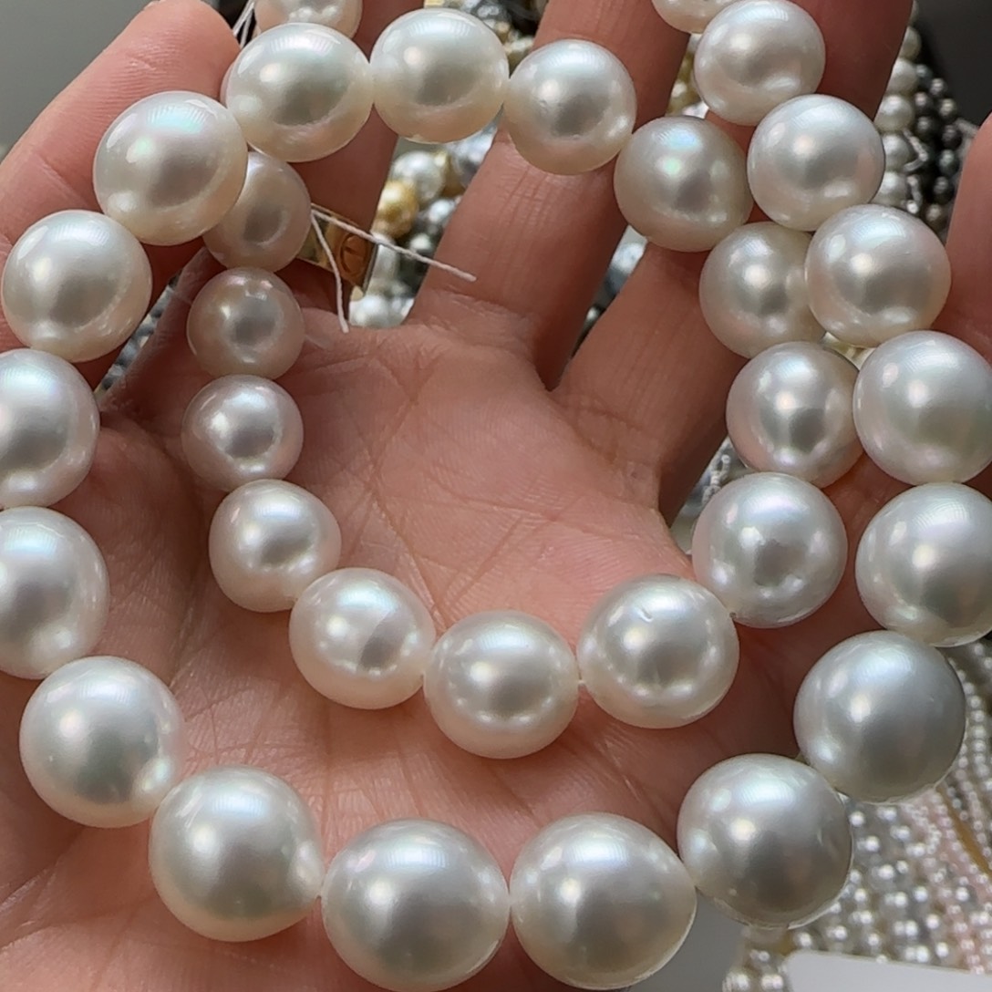 海水珍珠颈饰银S925镶嵌