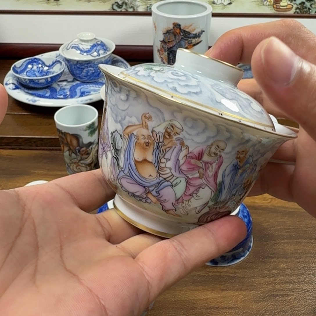 村***比全手工全手绘陶瓷