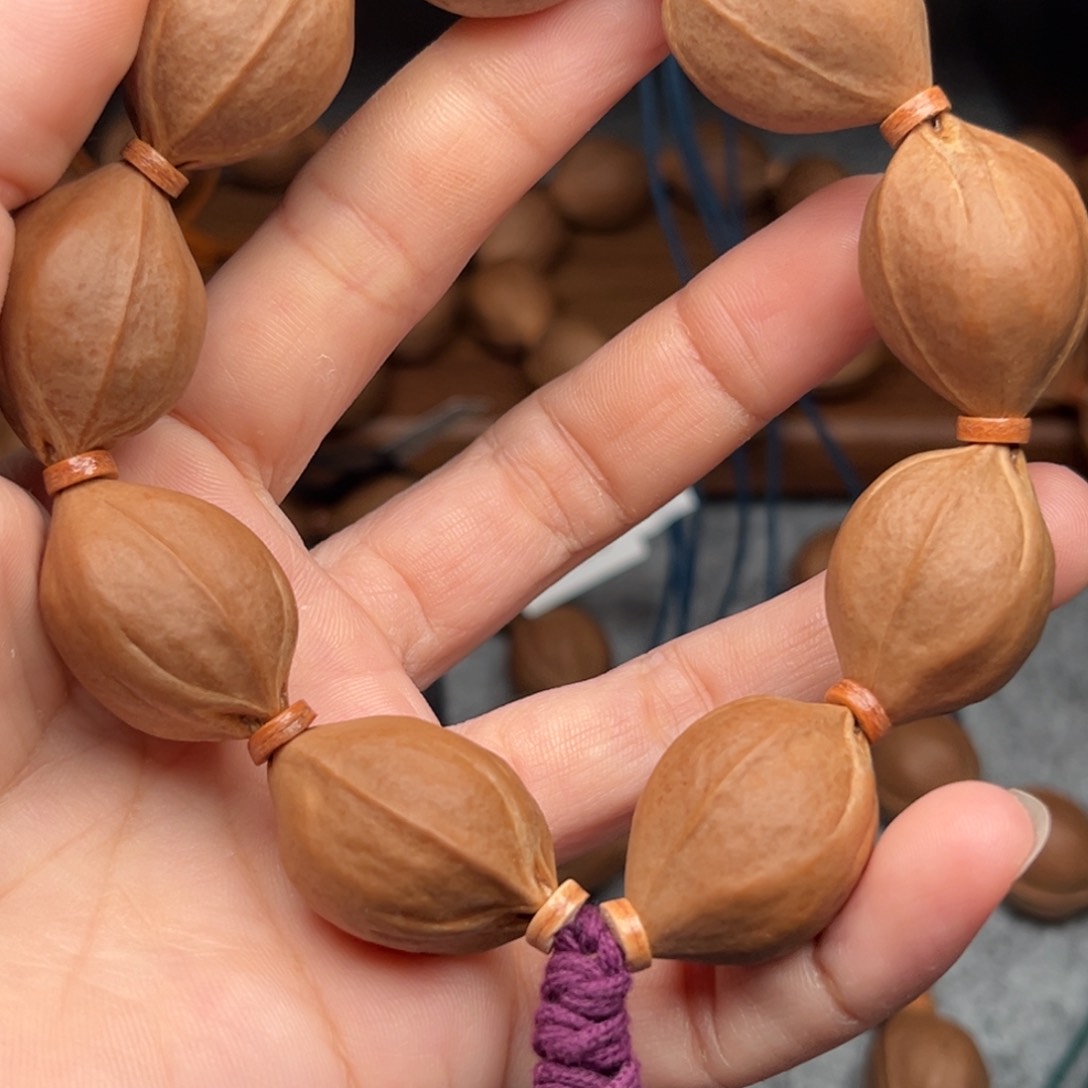 橄榄核手串/手链名***命20大尺寸鲨鱼背