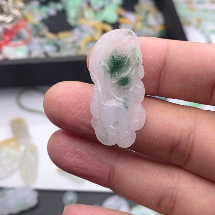 翡翠吊坠(不含链)未镶嵌福**宝