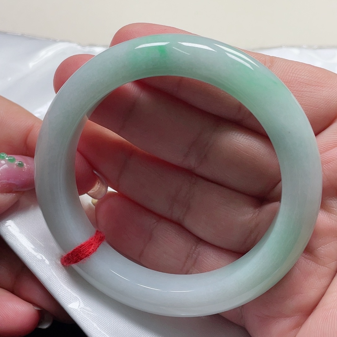 未镶嵌手镯翡翠缅甸翡翠手镯56圈