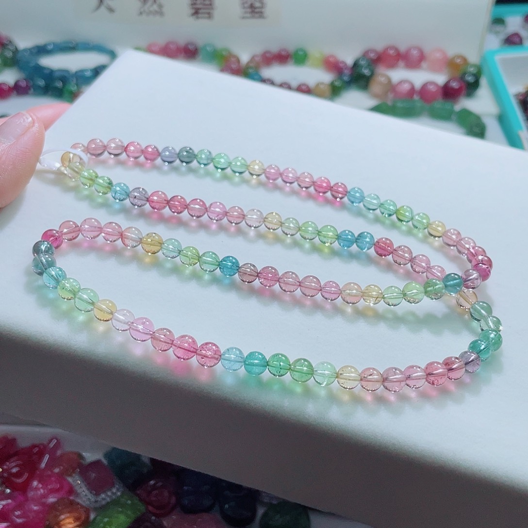 手链未镶嵌碧玺5.8mm左右