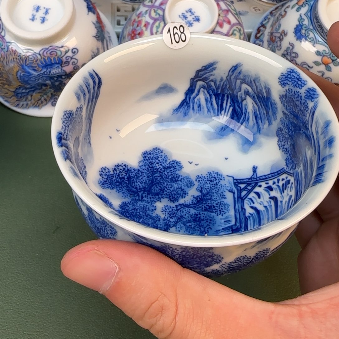 彦祖纯手工手绘茶具168