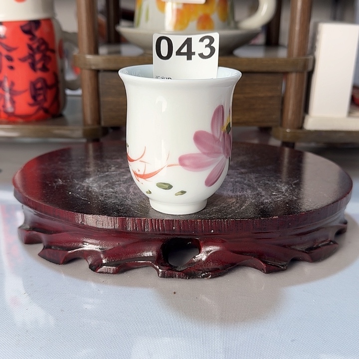 景德镇陶瓷高白泥闻香杯
