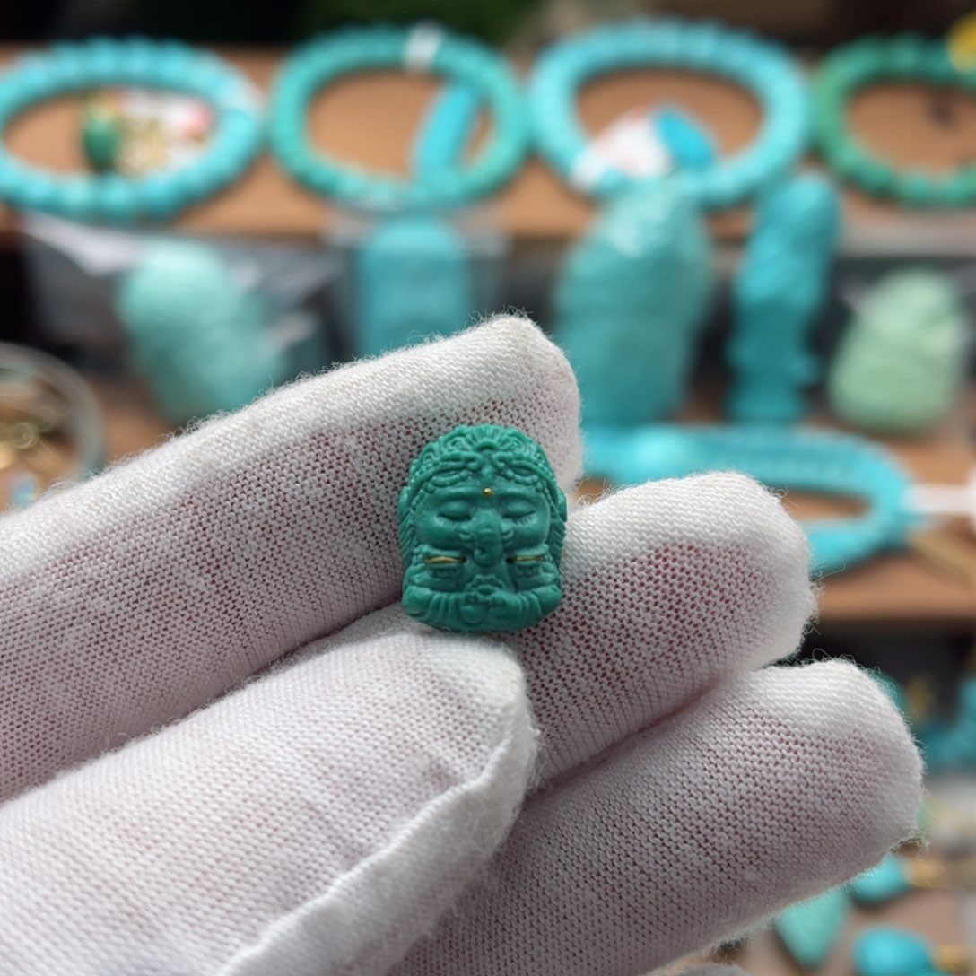 绿松石未镶嵌配饰