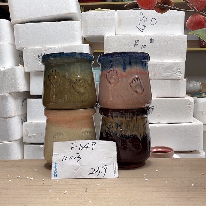 粗陶多肉花盆微瑕649