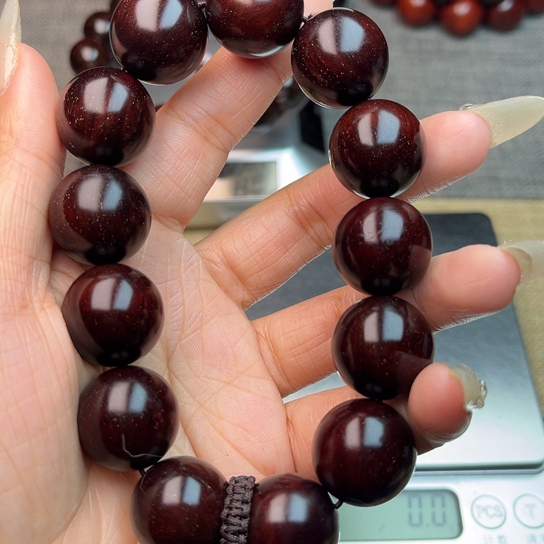 檀香紫檀（小叶紫檀）1.8x13多星