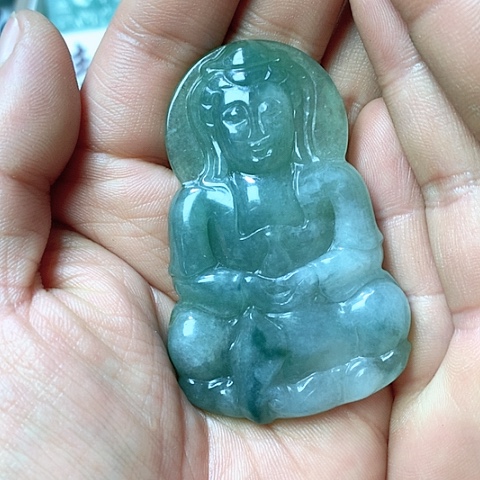 翡翠颈饰未镶嵌天然缅甸翡翠a货