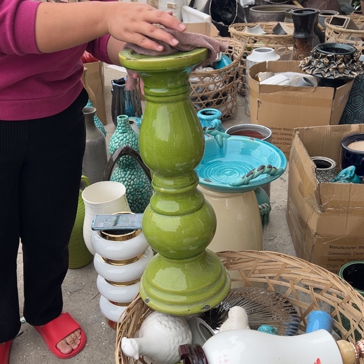 摆件高度53厘米宽度16厘米微瑕捡漏