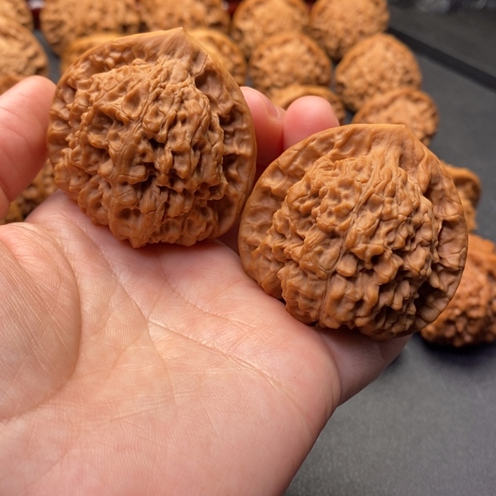 把件文玩核桃48尺官帽