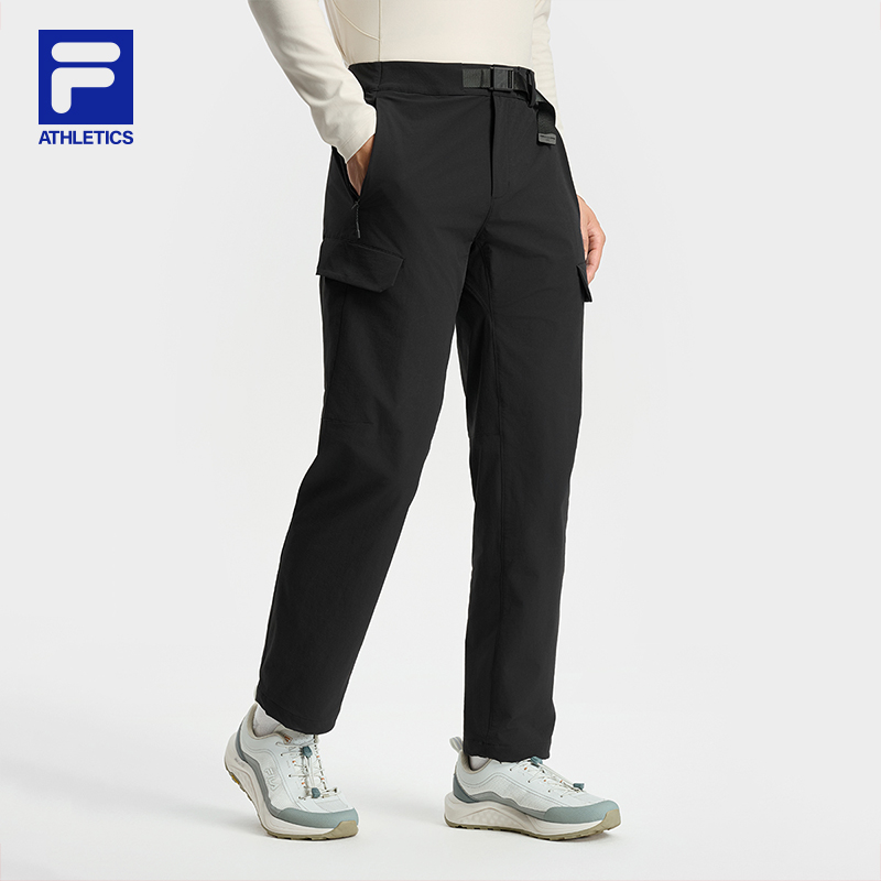 Fila/斐乐男士【工装休闲】秋季新户外运动耐磨梭织长裤A11M537817F