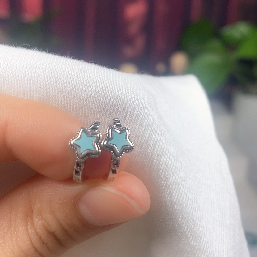 绿松石配饰银S925镶嵌