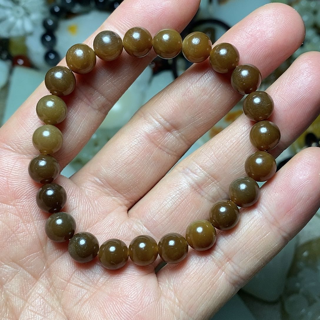 和田玉手链未镶嵌