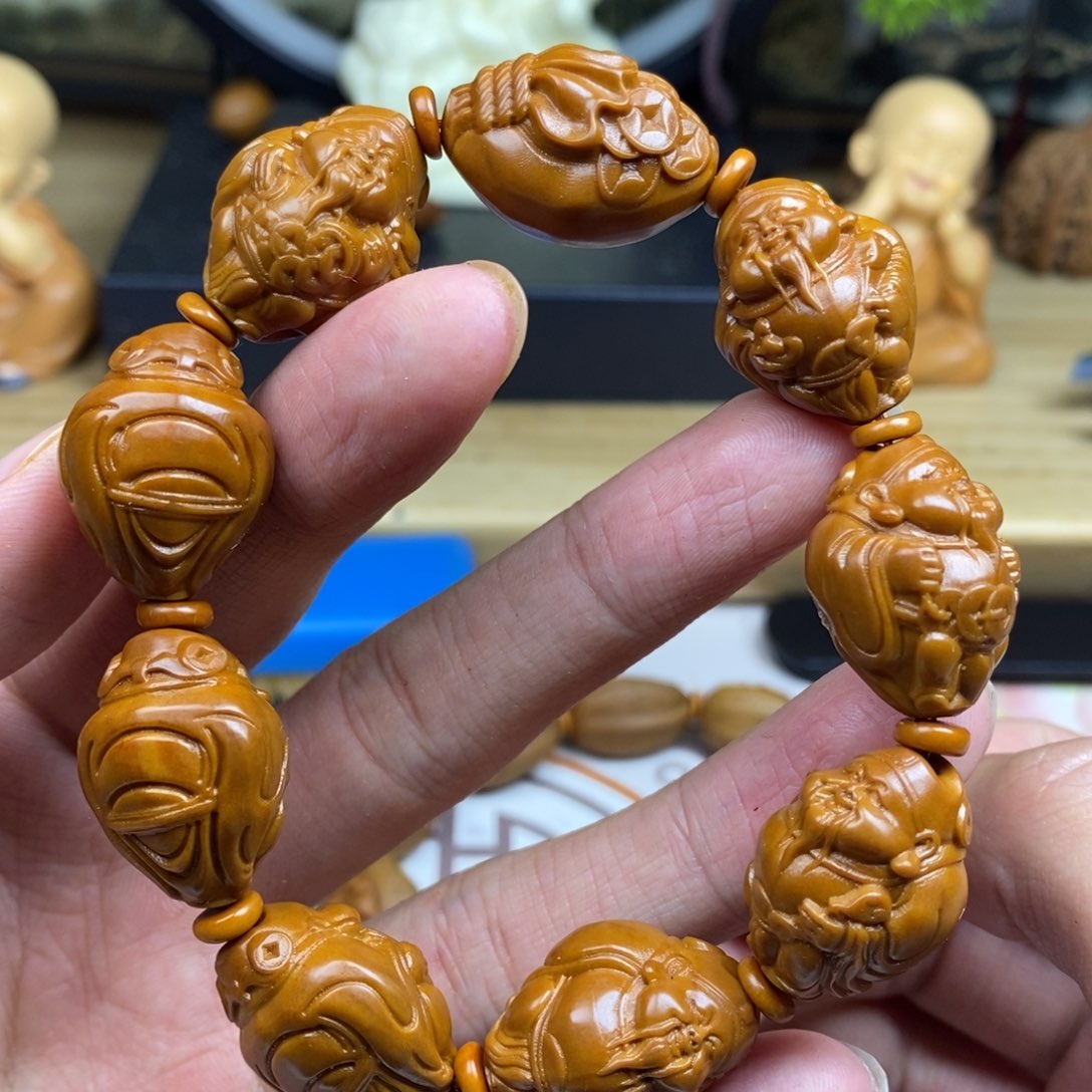 橄榄核手串/手链橄榄核雕工艺手串