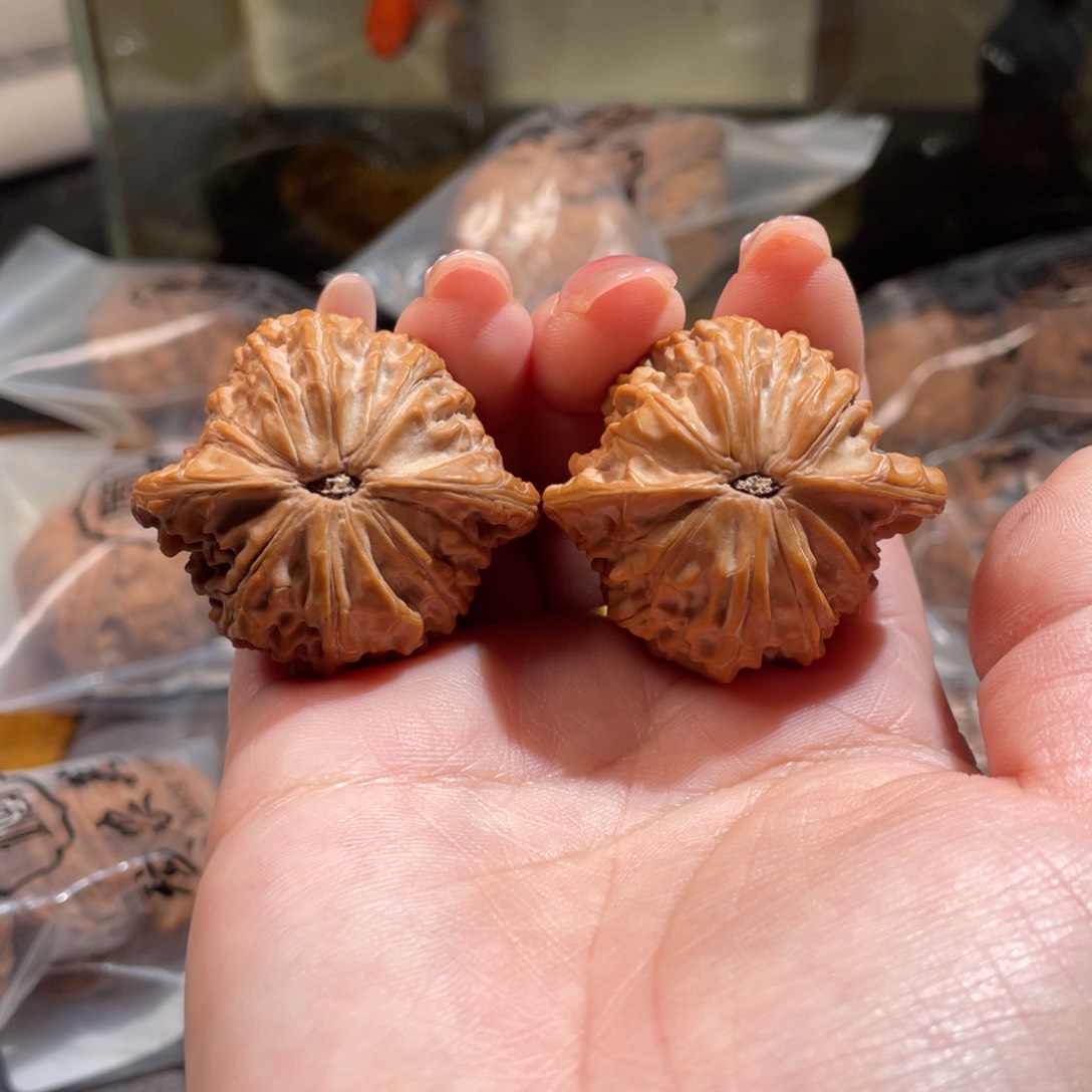文玩核桃吊坠时****语40磨盘