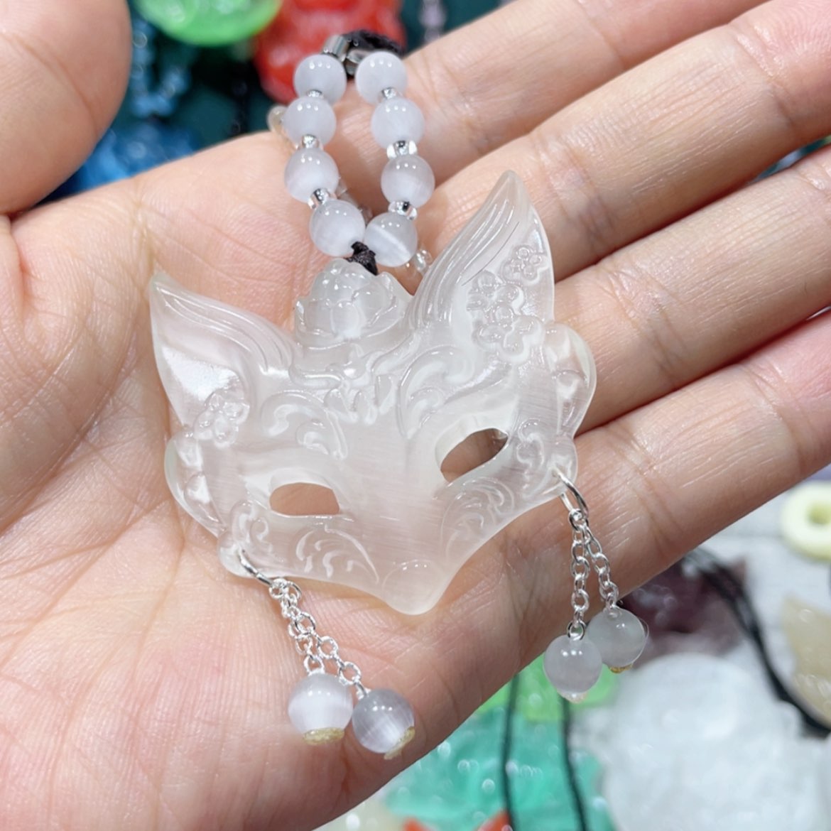 【闪购商品】未镶嵌岫玉颈饰阿*?4猫眼