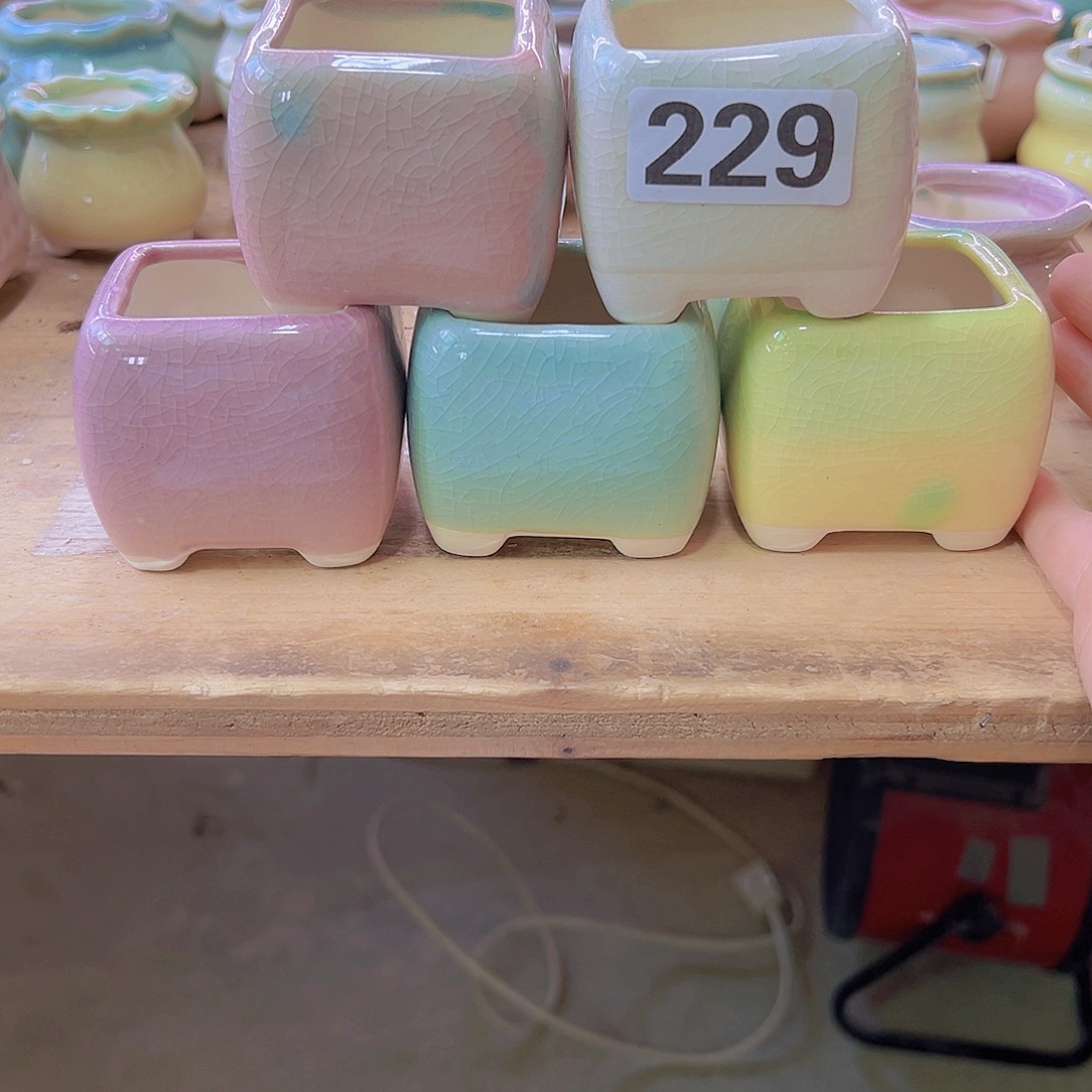 陶瓷花盆当场满12包邮