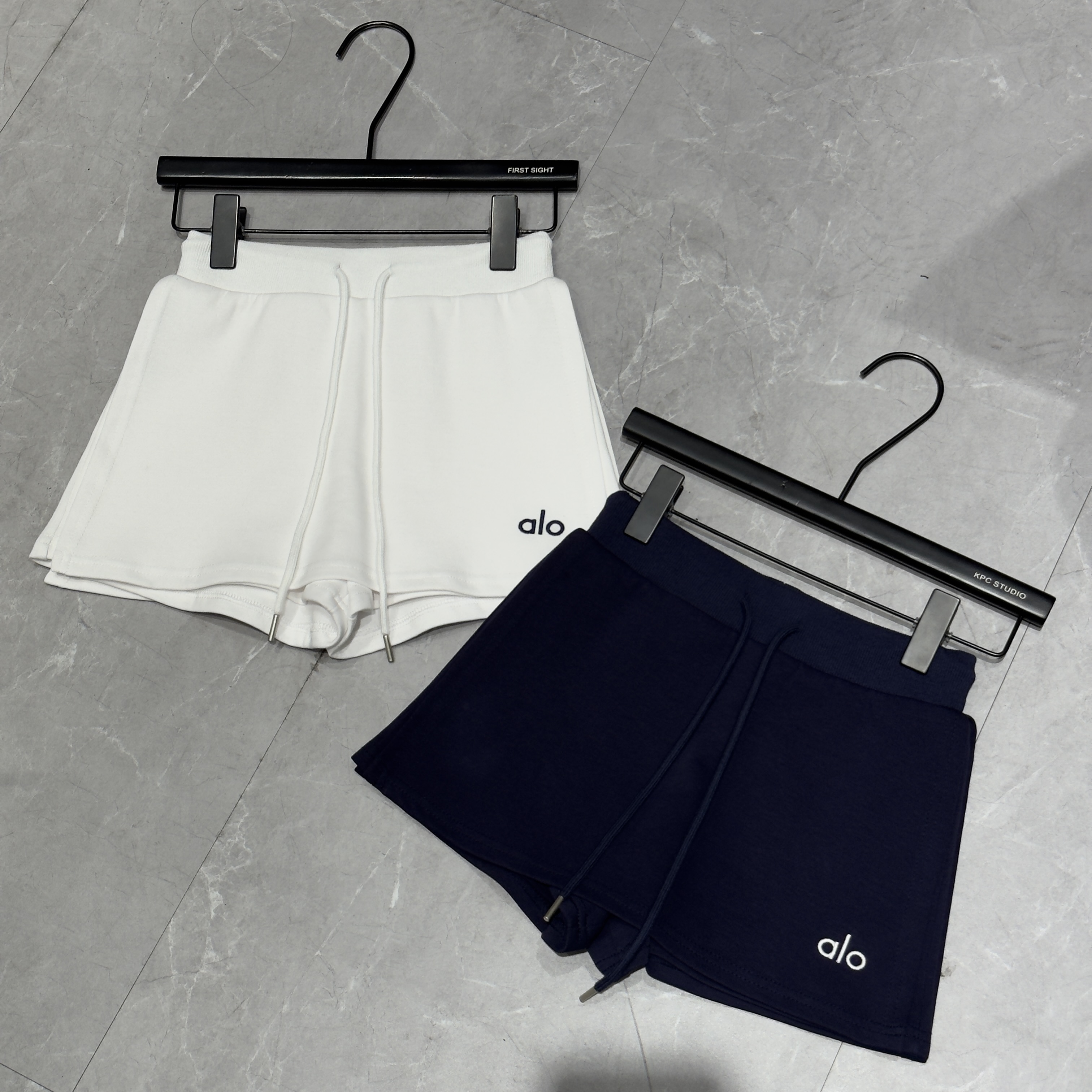 初见家【美式字母刺绣半身裙裤】2025夏款显瘦百搭短裙小个子