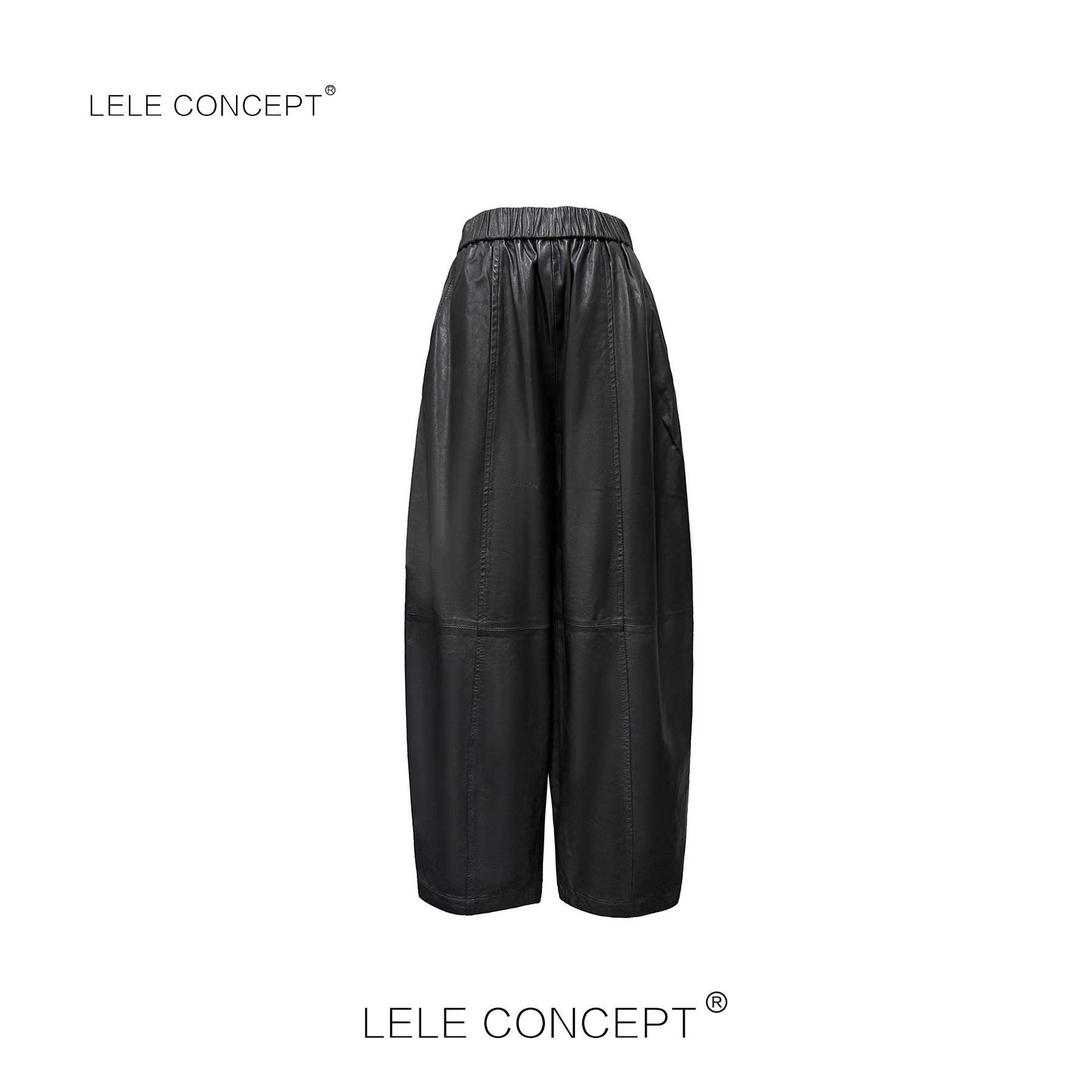 LELE CONCEPT丨【如一】气质时尚高质感收腿皮裤FK25C0005W