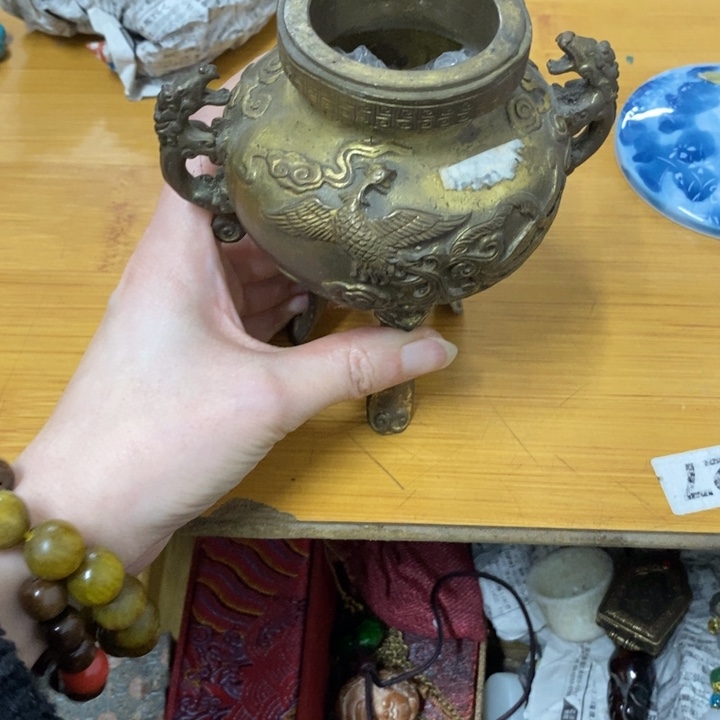 摆件中古工艺品一件