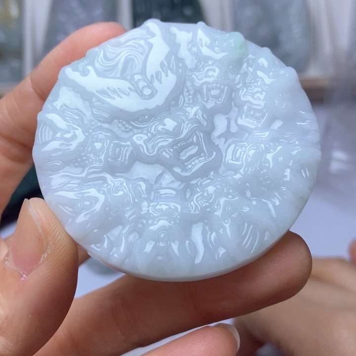 翡翠未镶嵌挂件翡翠