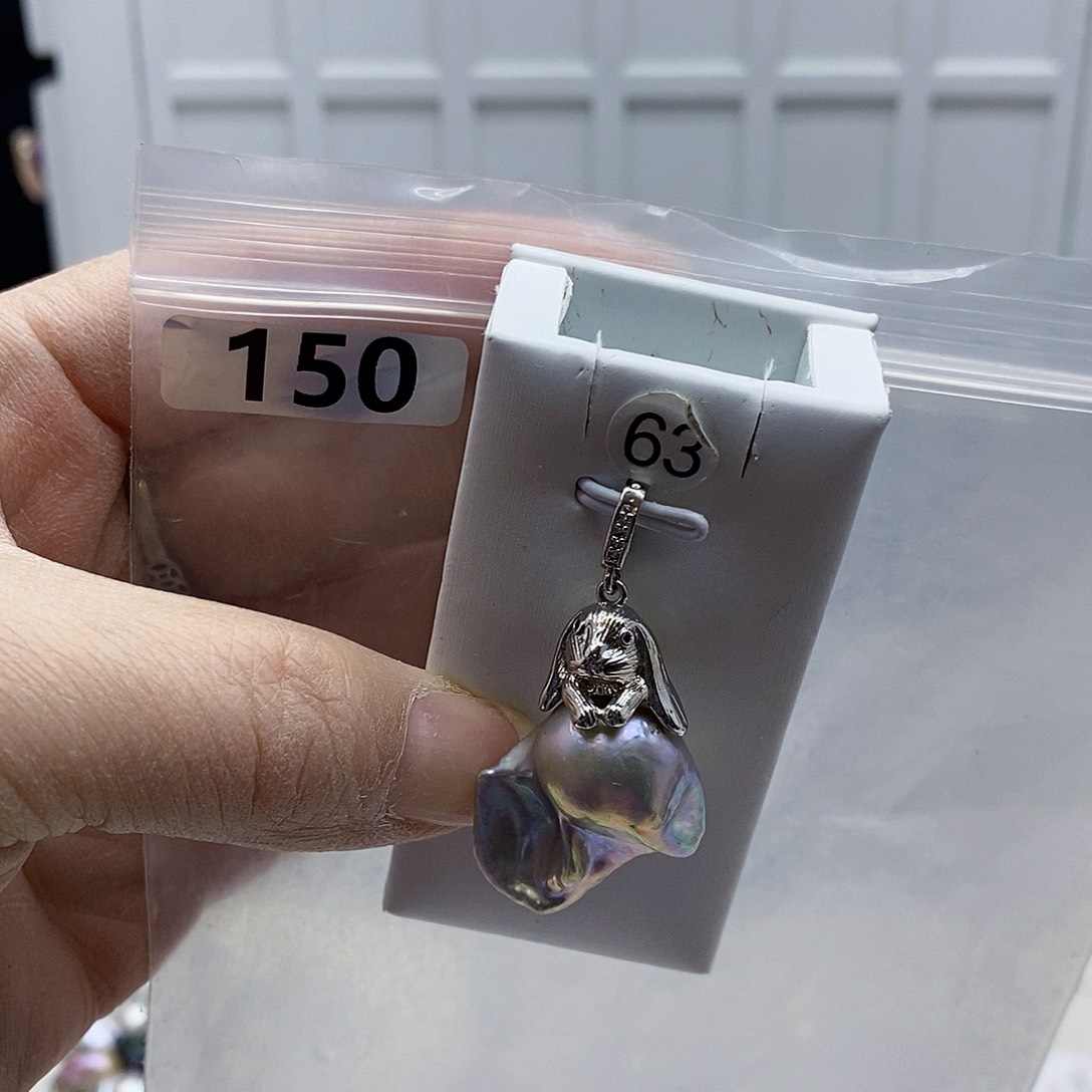 颈饰合金淡水珍珠