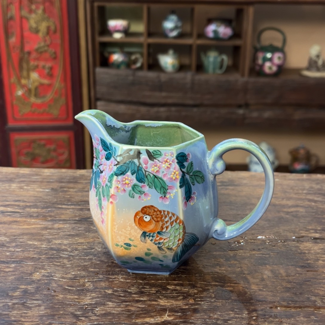 柴烧手工手绘陶瓷