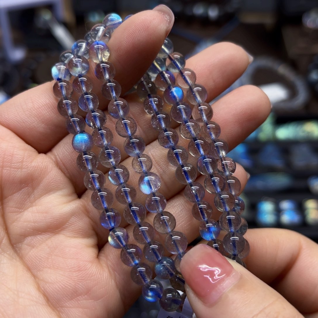 长石手链未镶嵌5.9左右